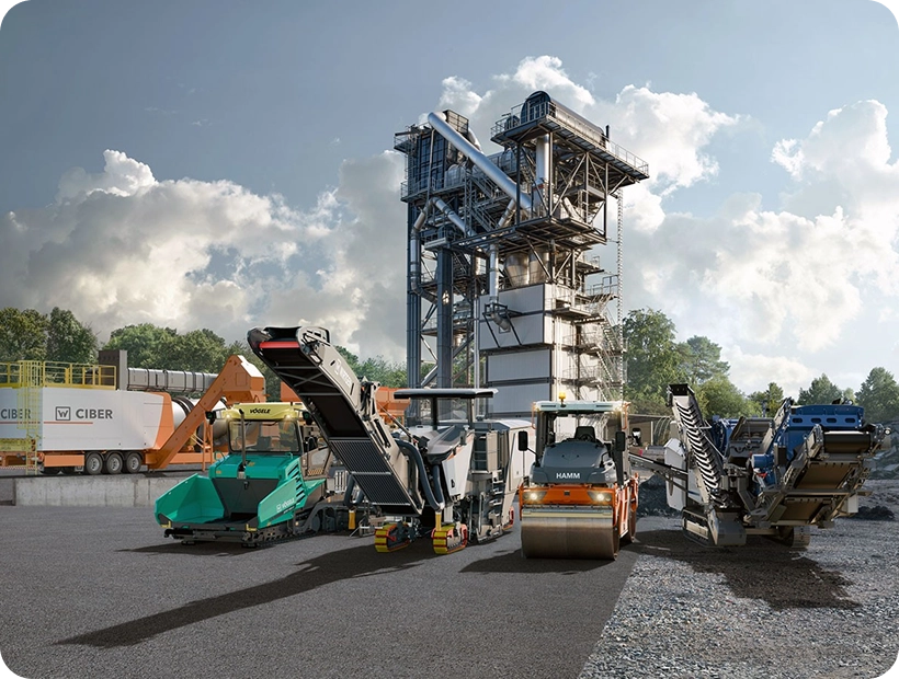 Wirtgen Group road construction equipment